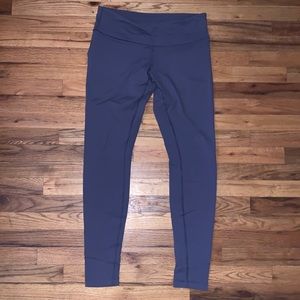 lululemon Wunder Under 28' Blue/Grey Leggings